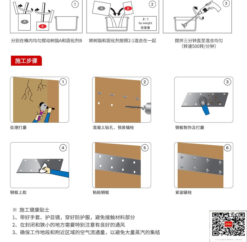 包钢西平粘钢加固施工过程